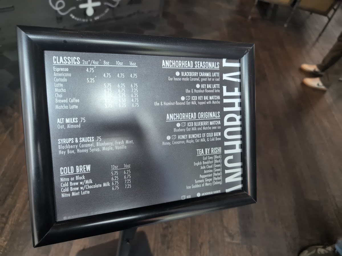 Anchorhead Coffee Photo Menu 8