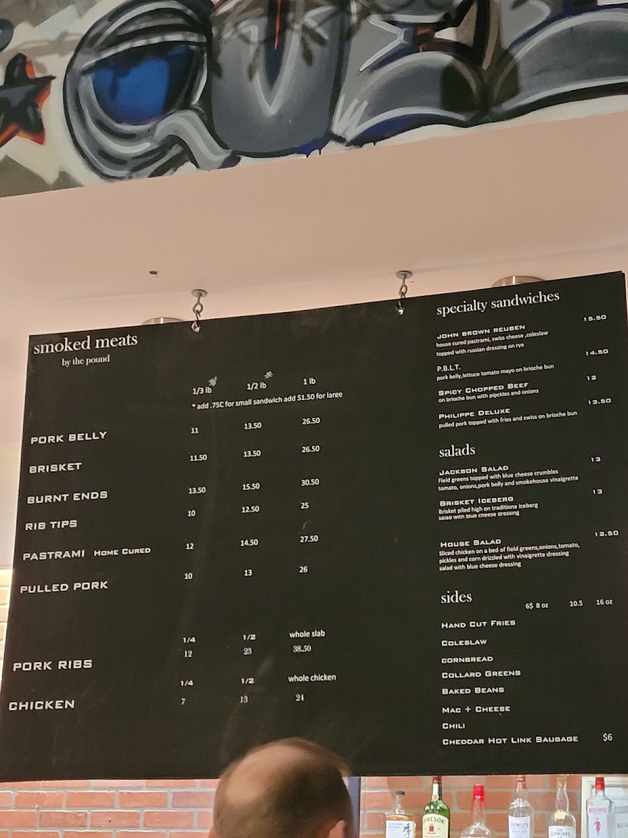 John Brown BBQ Photo Menu 2