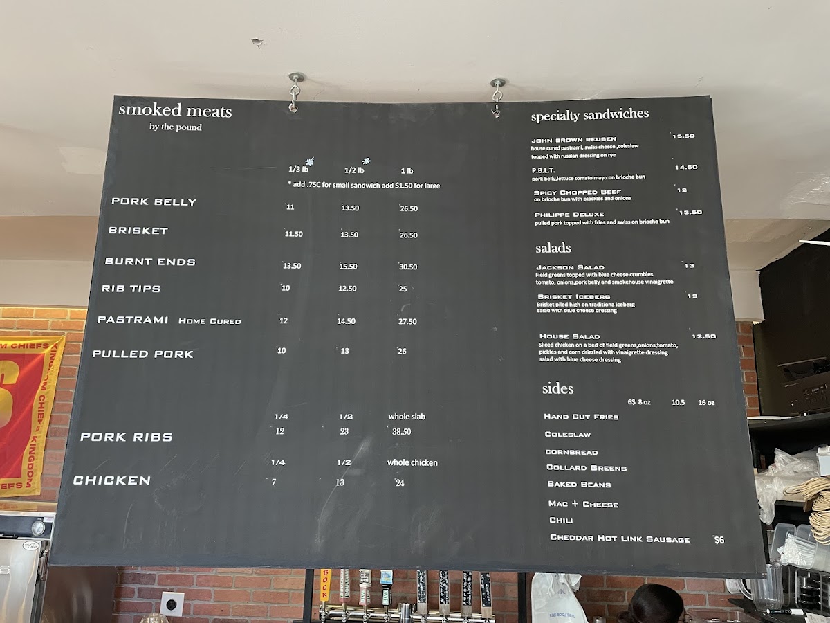 John Brown BBQ Photo Menu 3