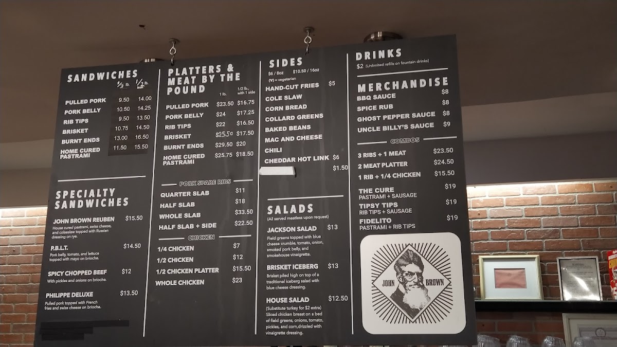 John Brown BBQ Photo Menu 5