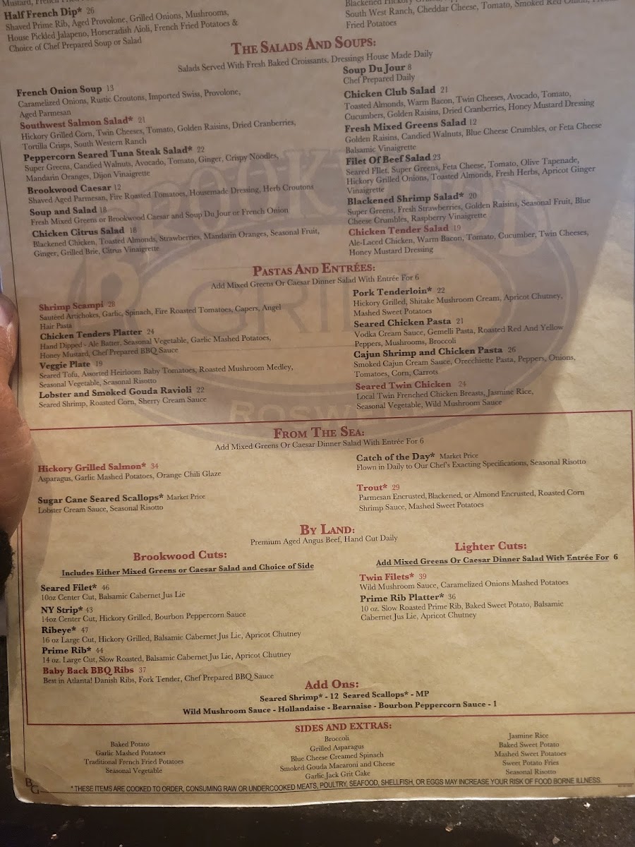 Brookwood Grill Photo Menu 9
