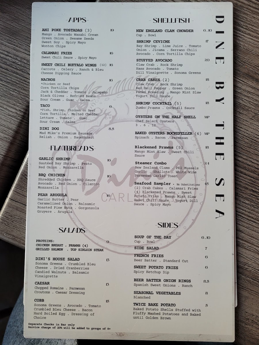 Dini's By The Sea Photo Menu 10