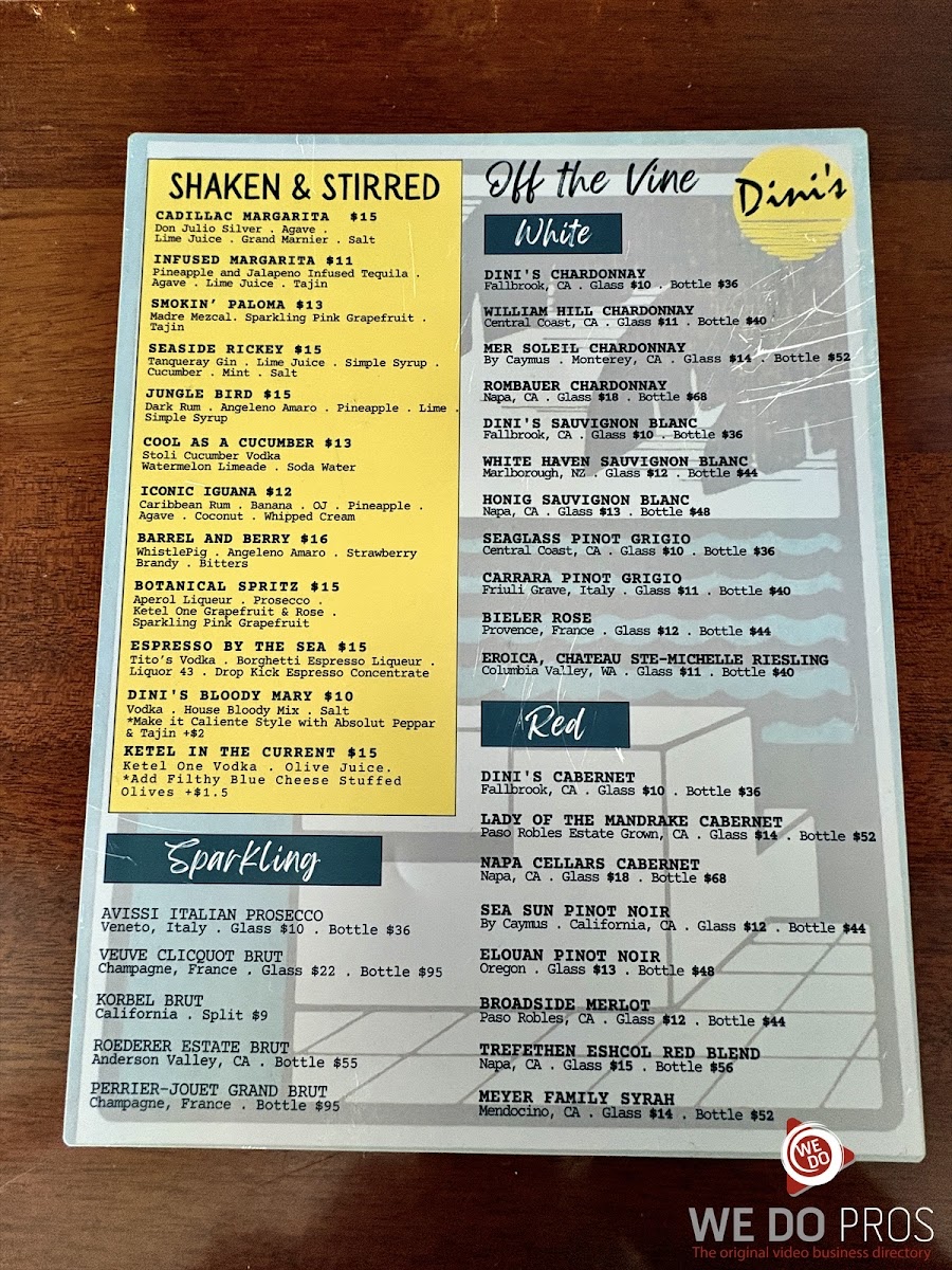 Dini's By The Sea Photo Menu 3