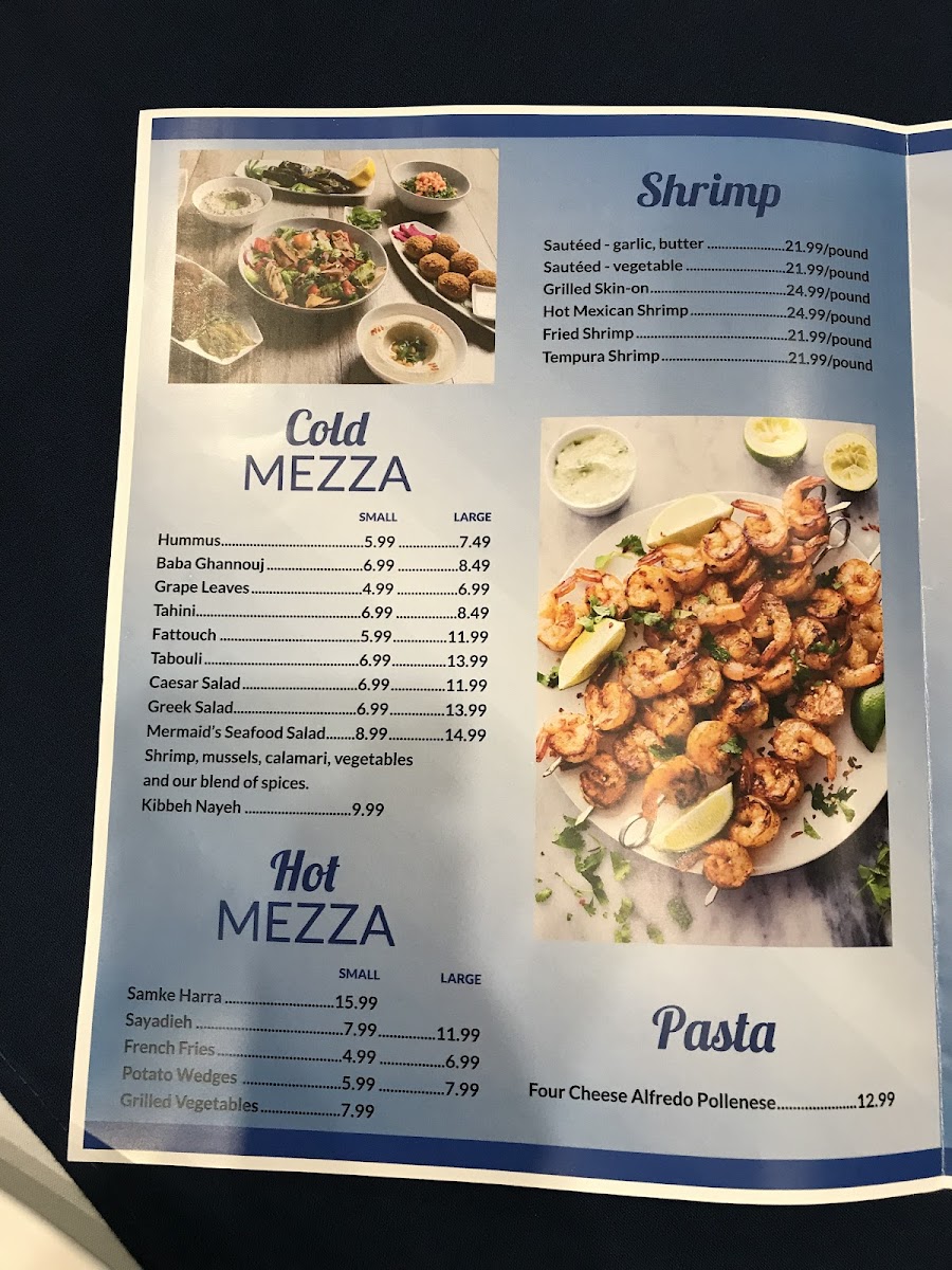 Mermaid's Seafood Restaurant Photo Menu 10
