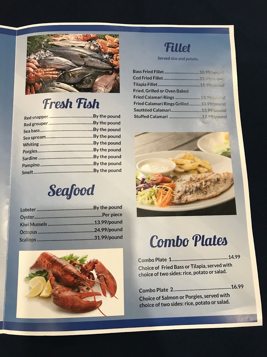 Mermaid's Seafood Restaurant Photo Menu 8
