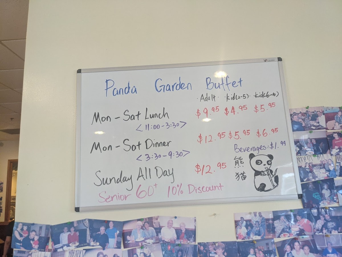 Panda Garden Restaurant Photo Menu 4