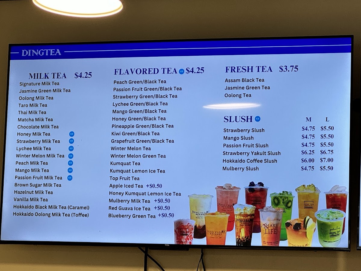 Ding Tea Taylorsville Photo Menu 4