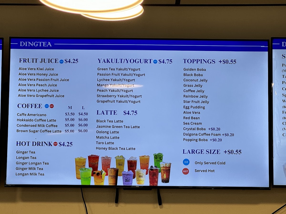 Ding Tea Taylorsville Photo Menu 7