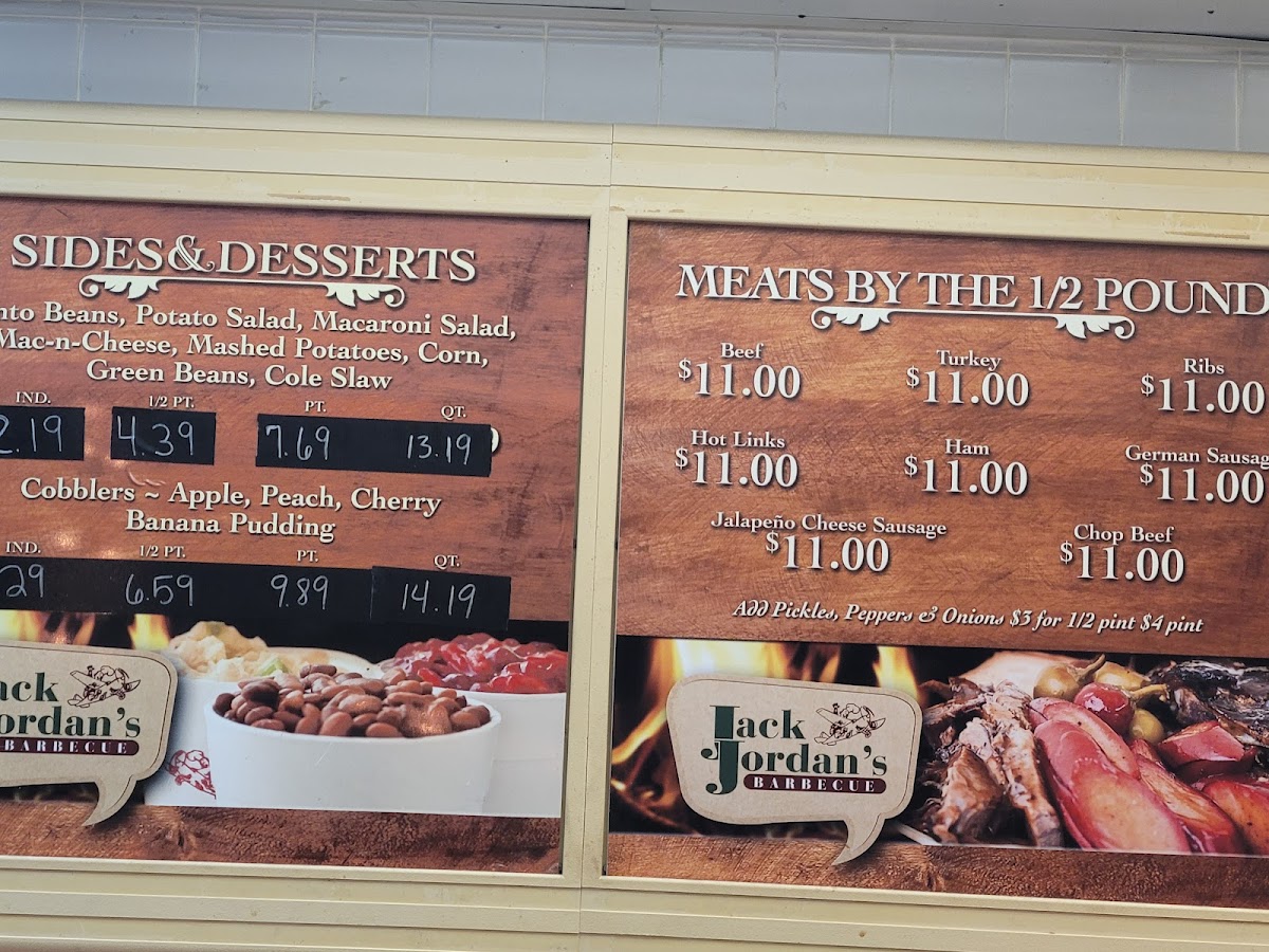 Jack Jordan's Bar-B-Que Photo Menu 2
