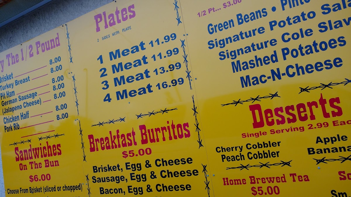 Jack Jordan's Bar-B-Que Photo Menu 4