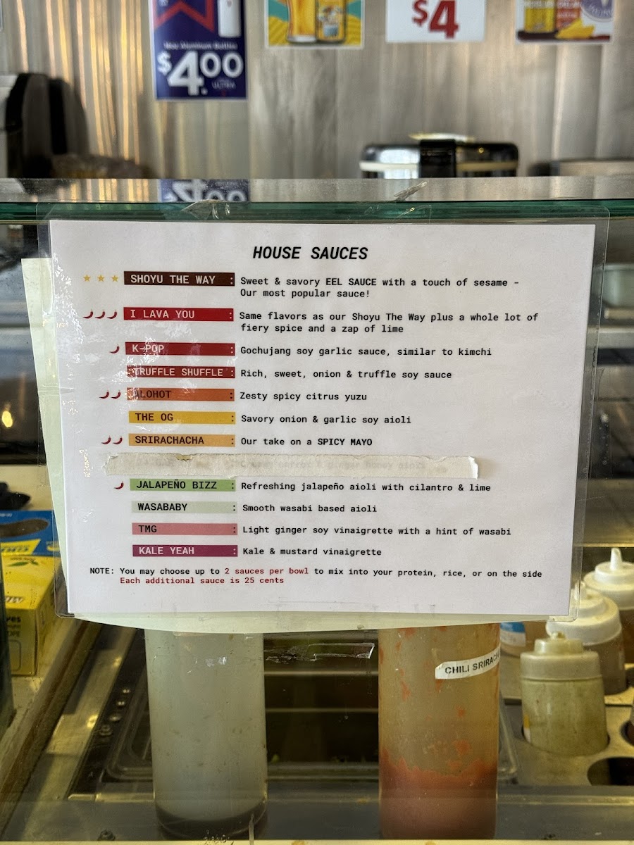 The lowkey poke joint Photo Menu 4