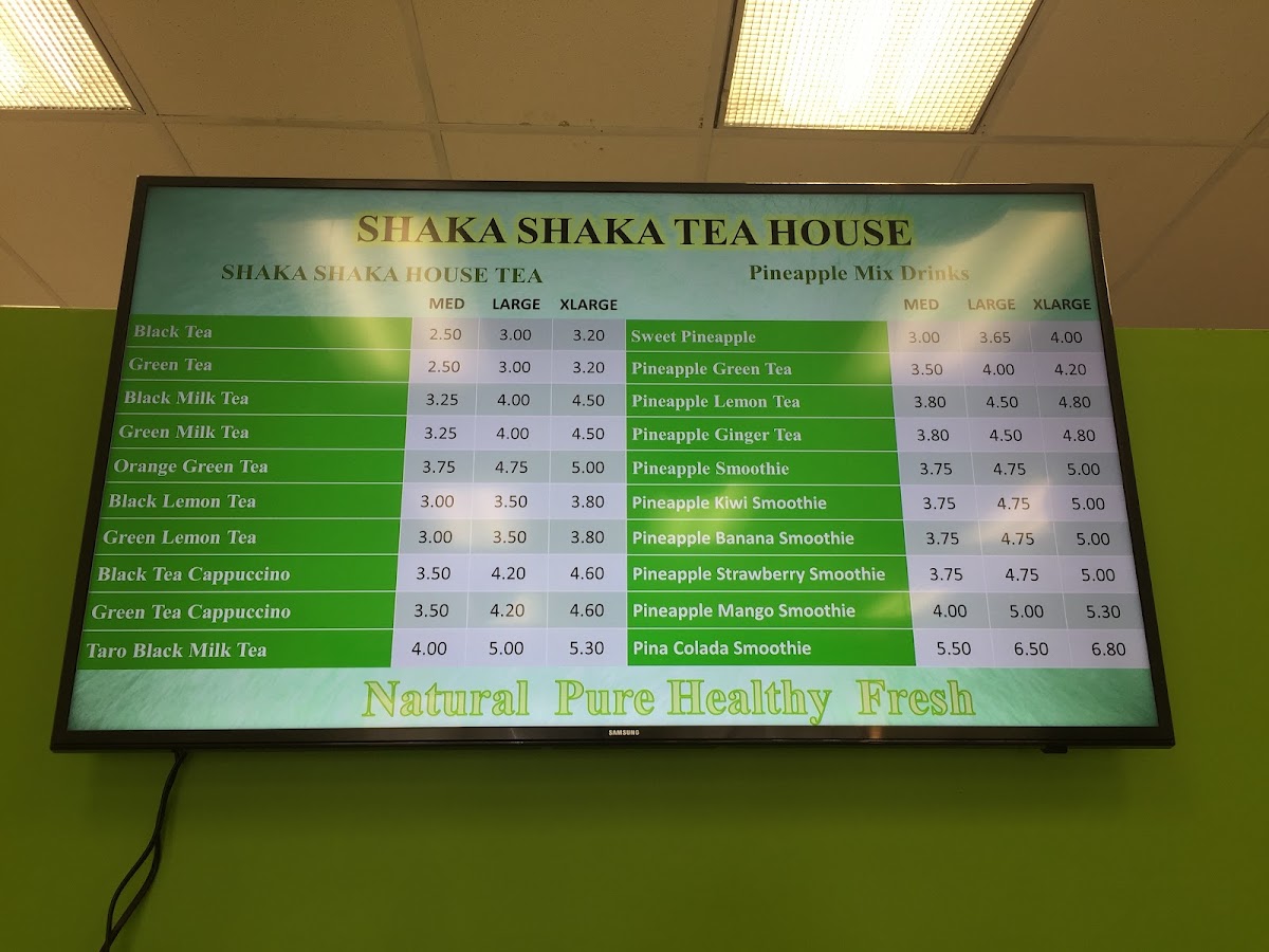 SHAKA SHAKA TEA HOUSE Photo Menu 10