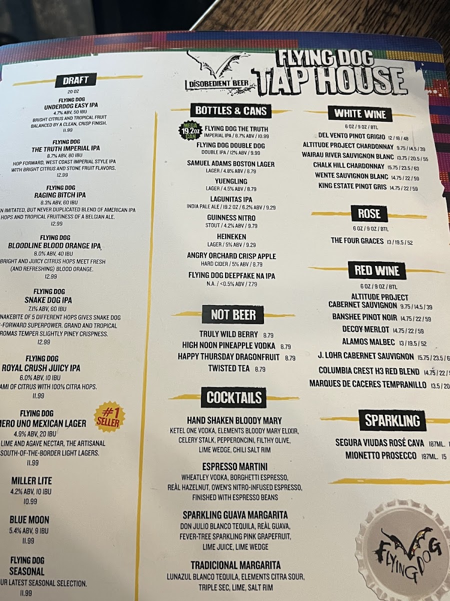 Flying Dog Tap House Photo Menu 4