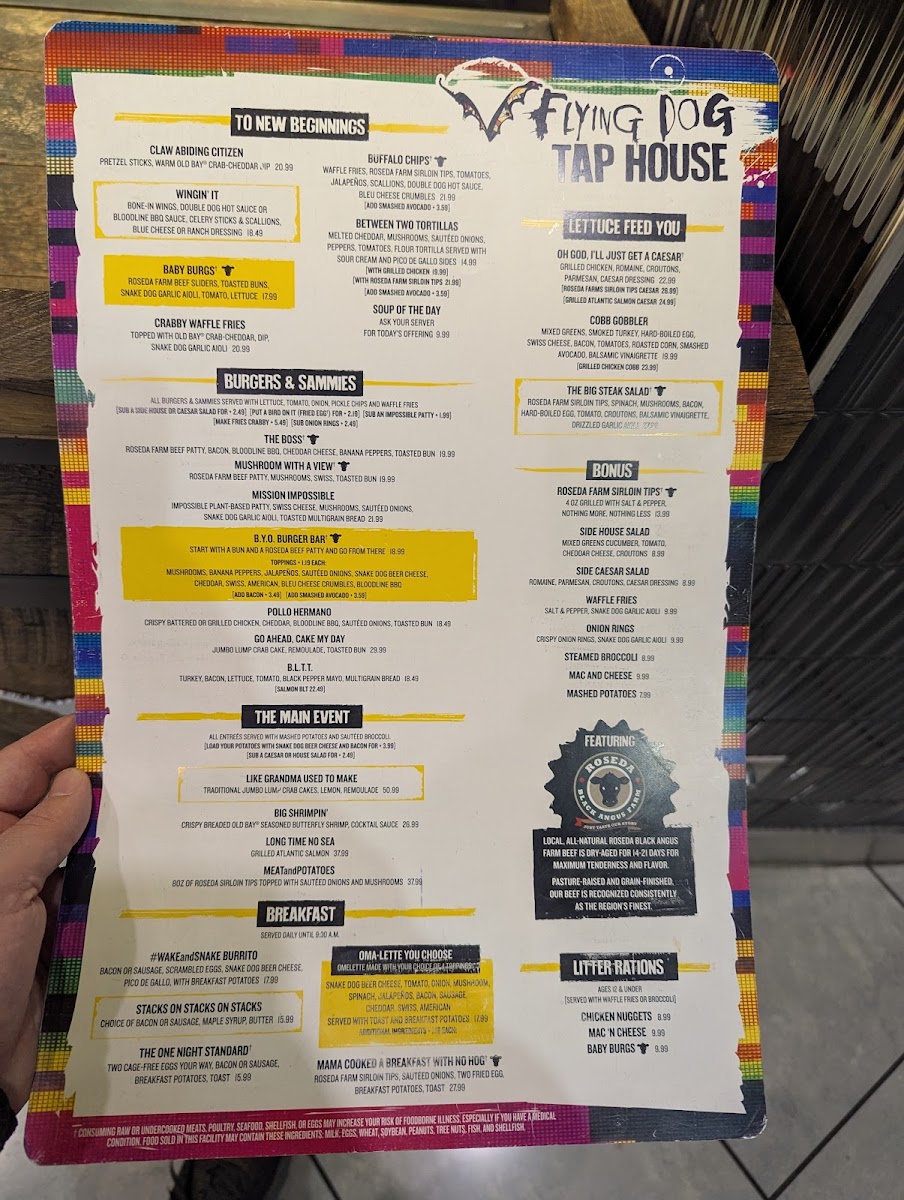 Flying Dog Tap House Photo Menu 6