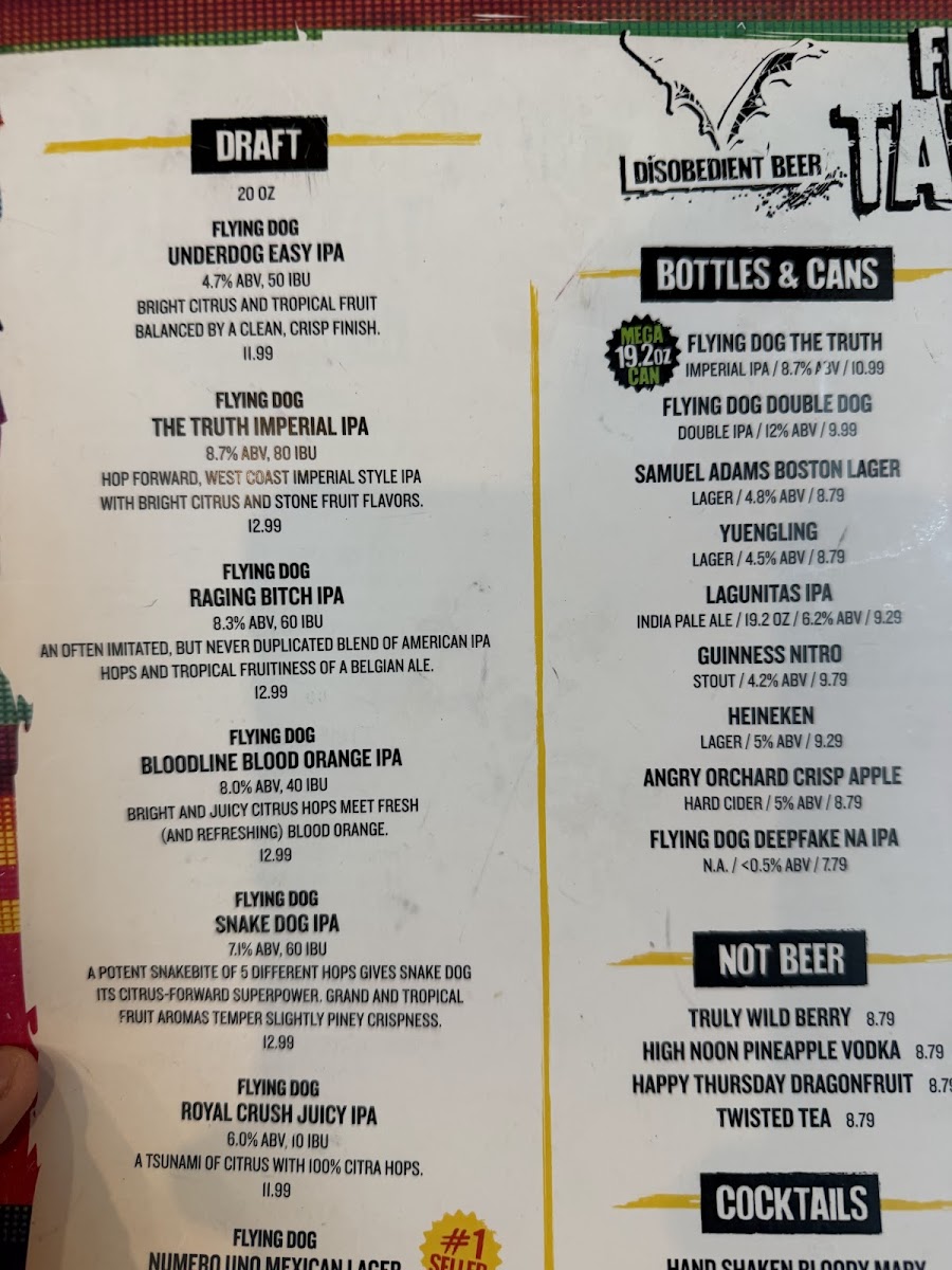 Flying Dog Tap House Photo Menu 7