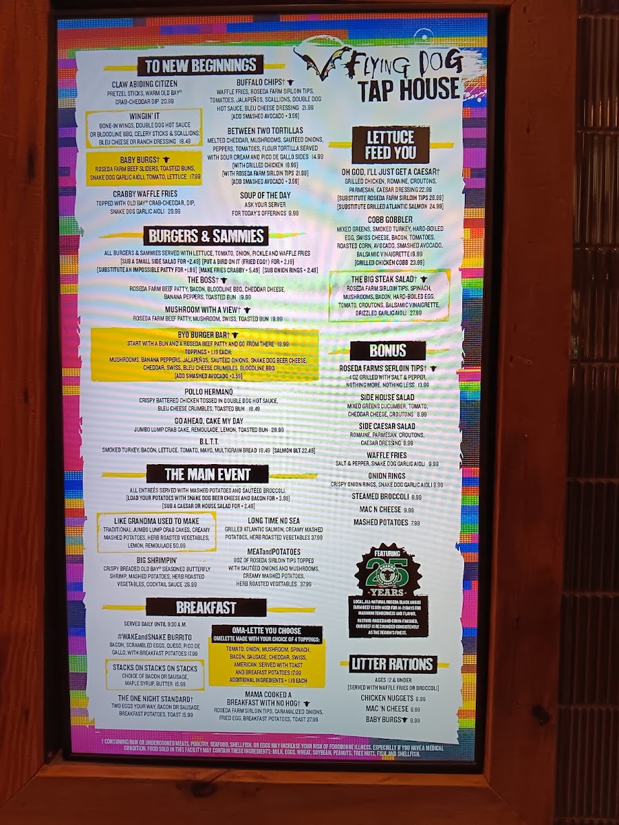 Flying Dog Tap House Photo Menu 9