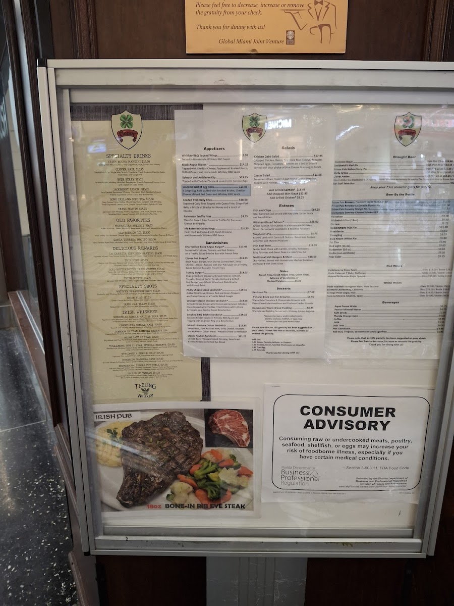 The Clover Irish Pub Photo Menu 6
