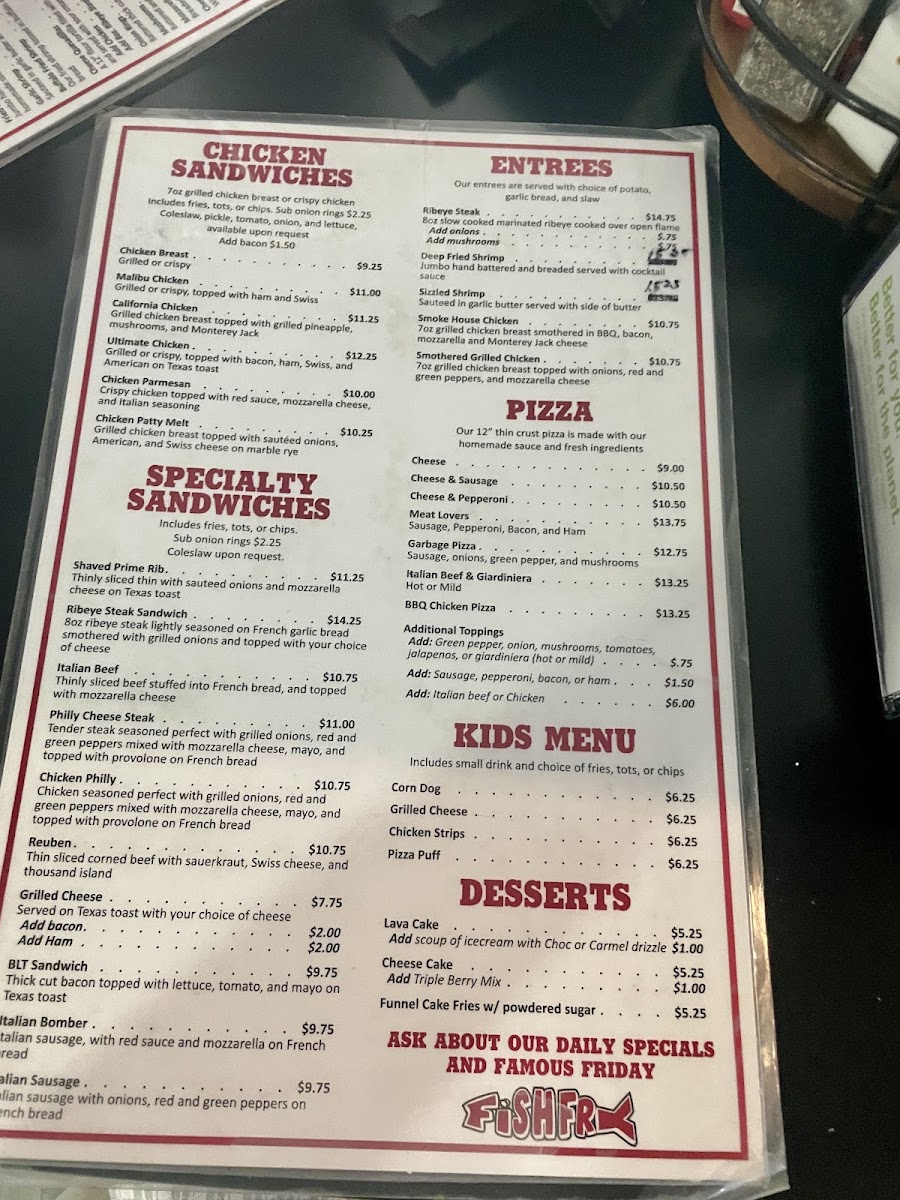Ralph's Ace of Hearts Photo Menu 7