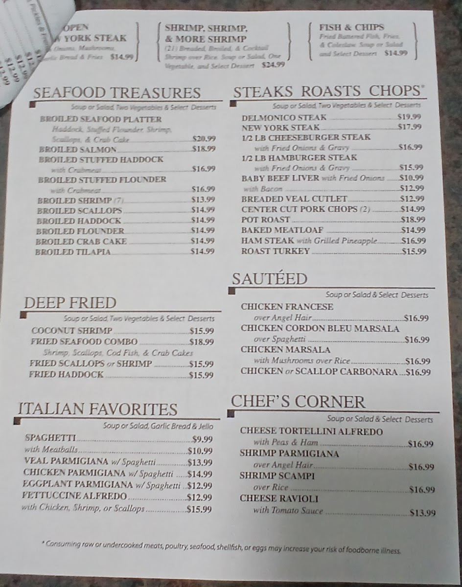 Mt Bethel Diner Photo Menu 6