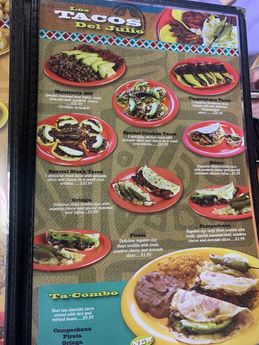 Tacos Del Julio Photo Menu 1