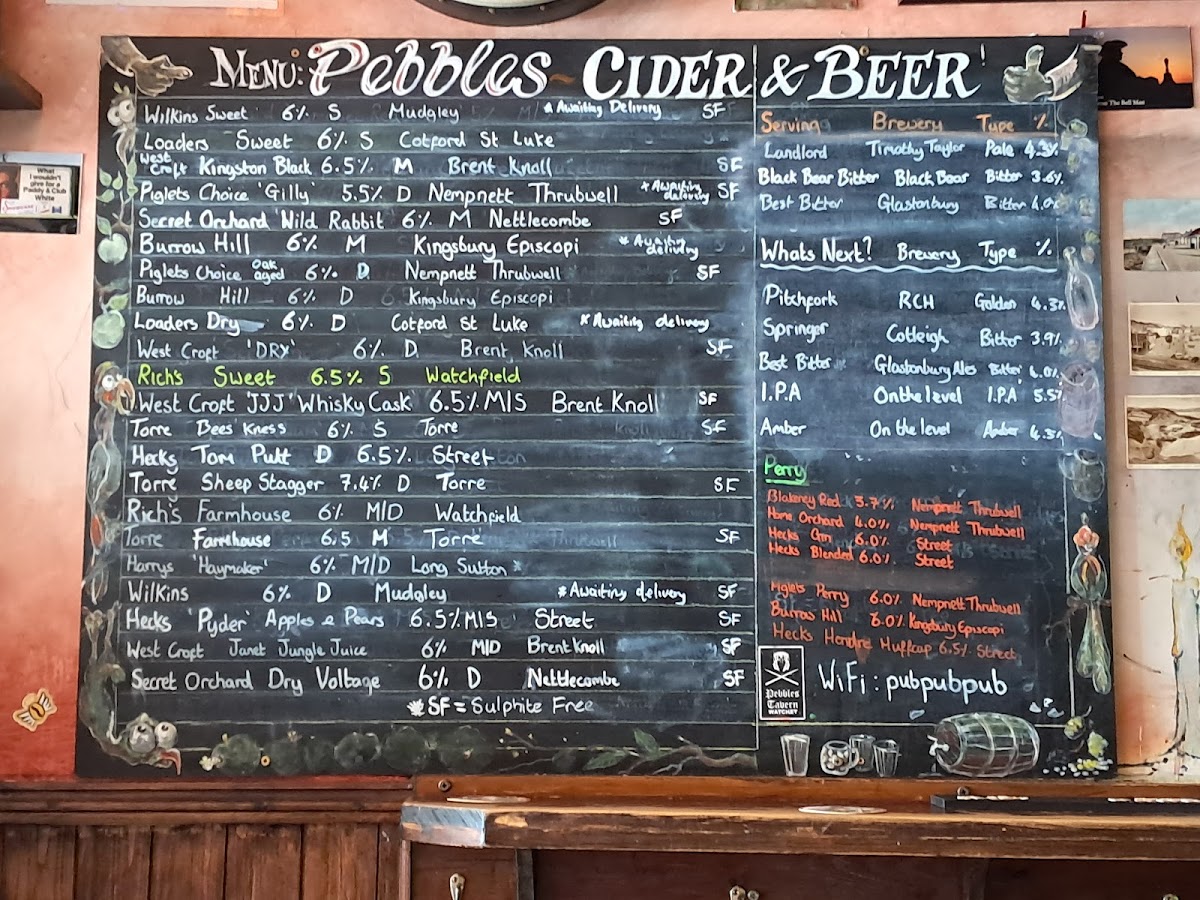 Pebbles Tavern Photo Menu 2