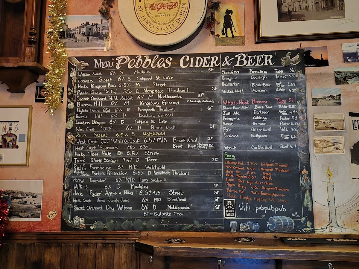 Pebbles Tavern Photo Menu 3