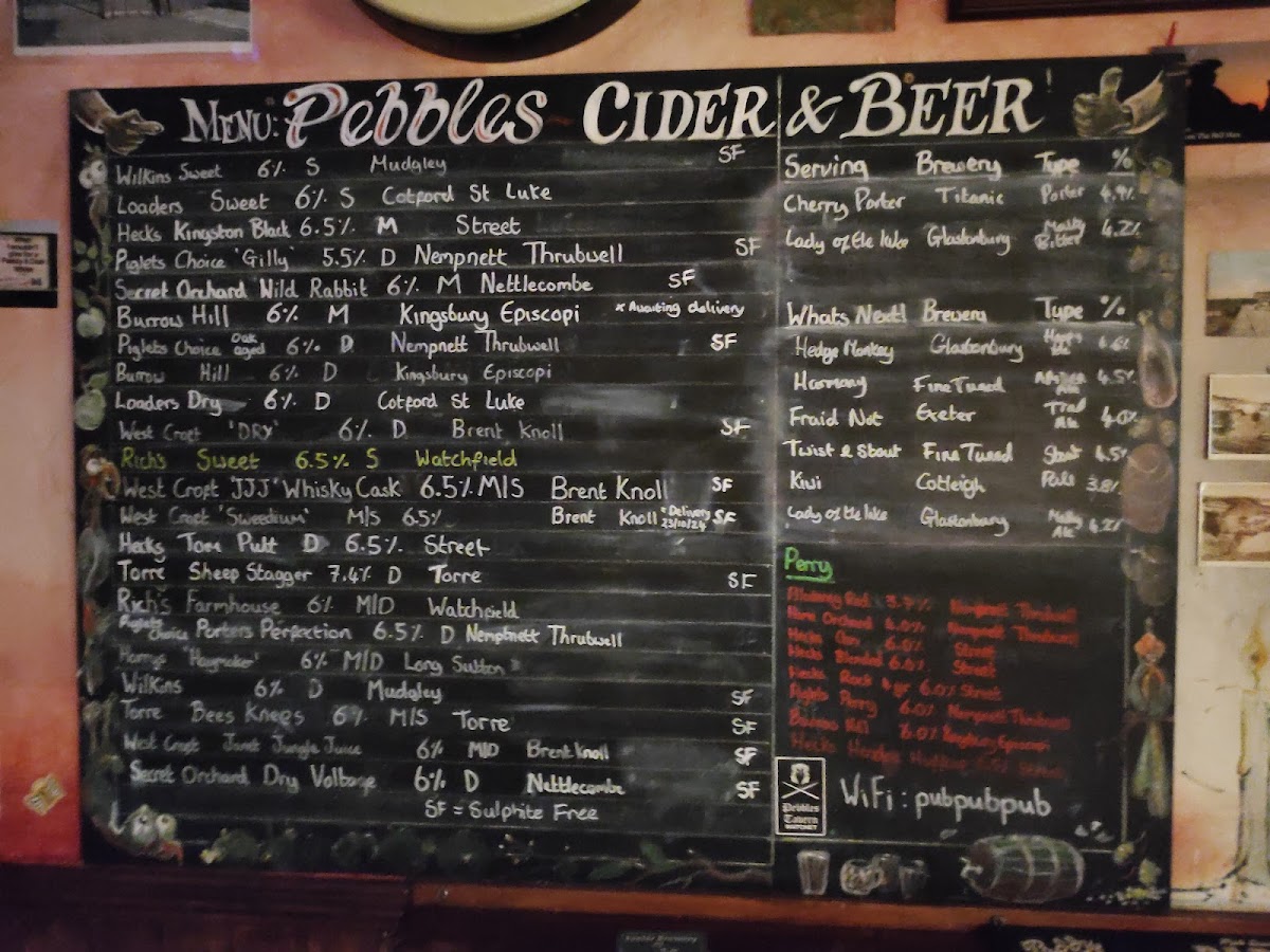 Pebbles Tavern Photo Menu 4