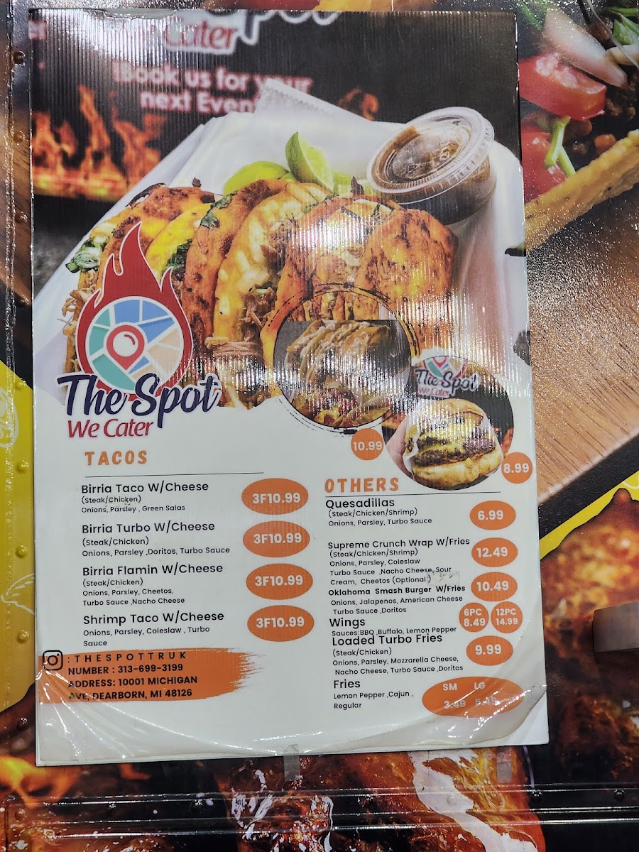The Spot Photo Menu 3