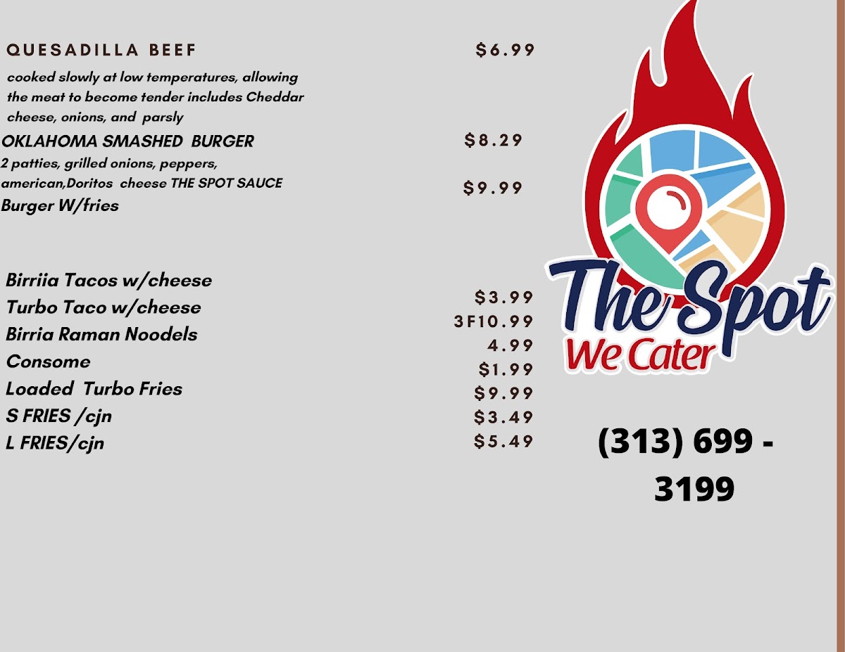 The Spot Photo Menu 4