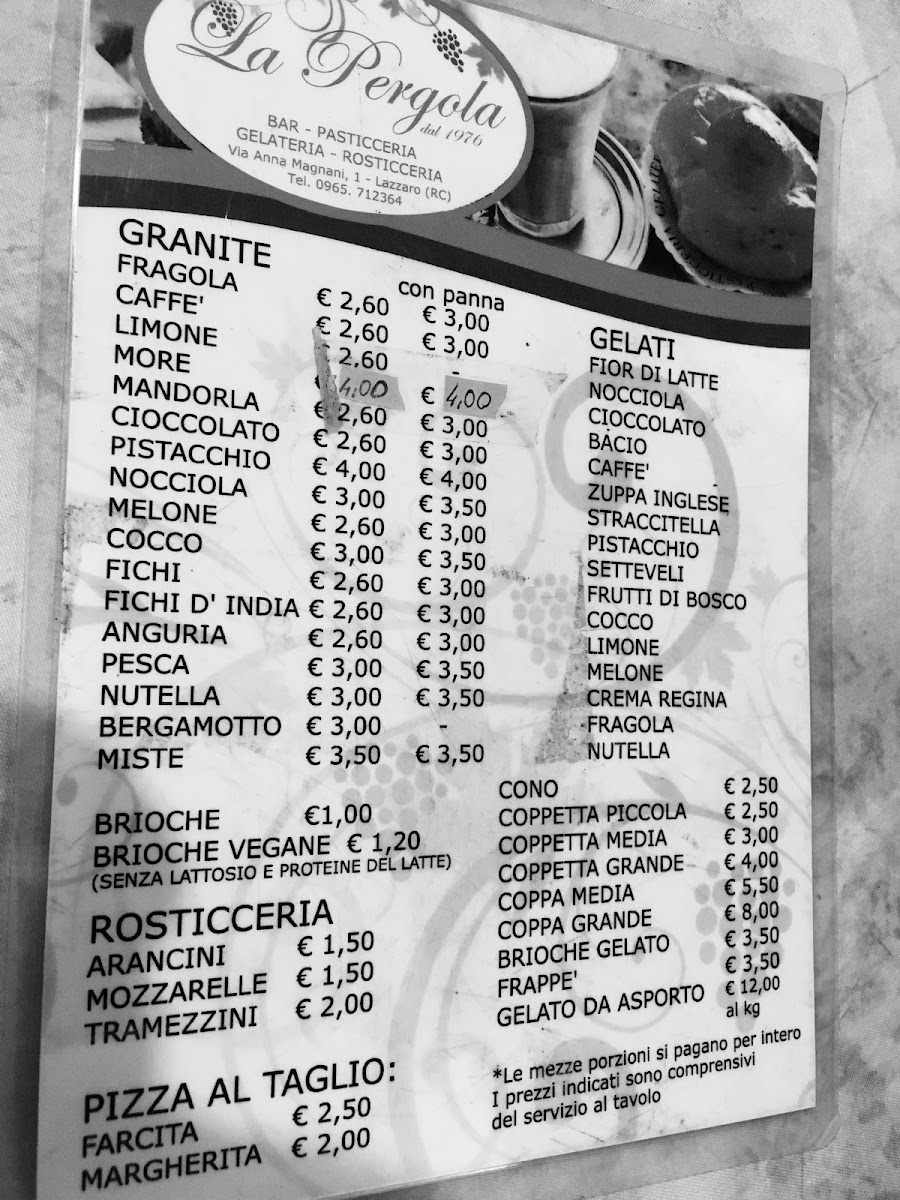 La Pergola Photo Menu 5