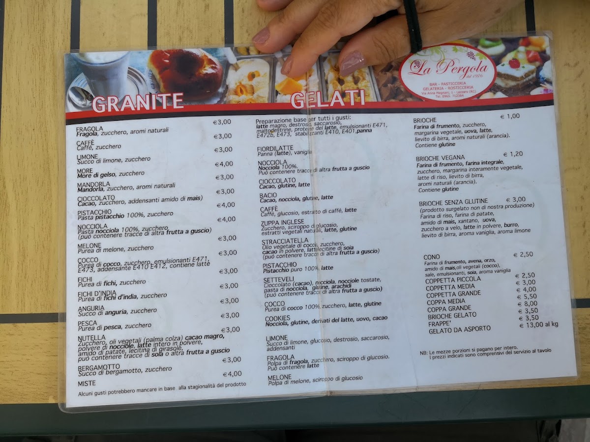 La Pergola Photo Menu 7