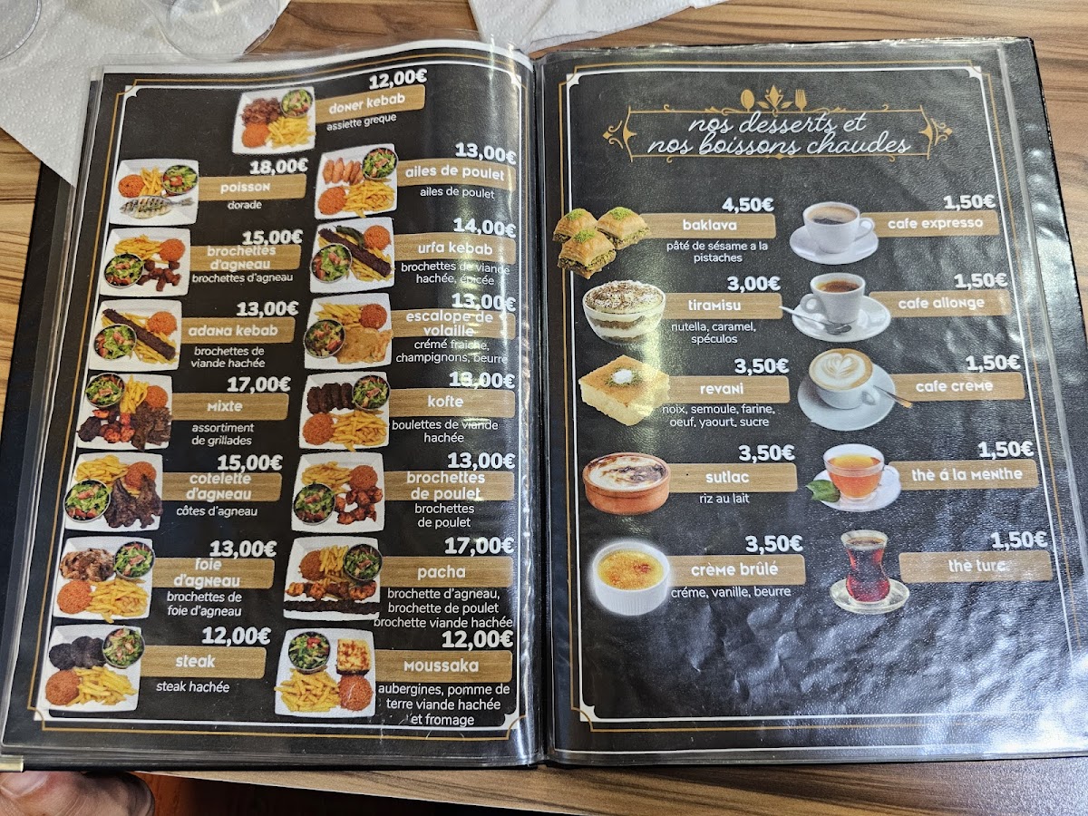 Le Pacha Photo Menu 2