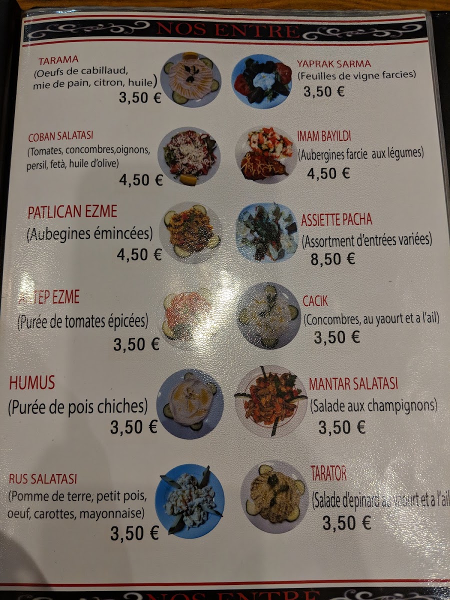 Le Pacha Photo Menu 4