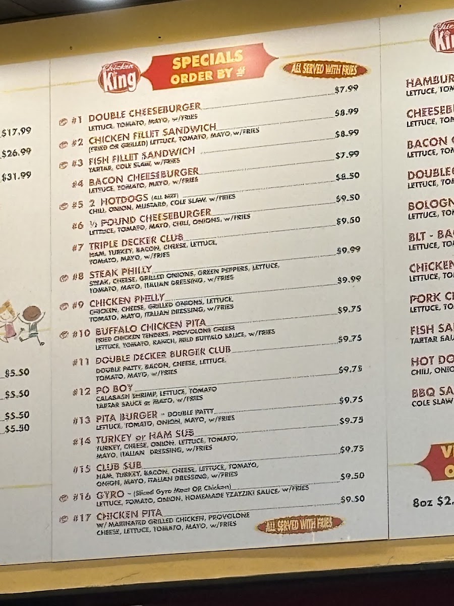 Chicken King Photo Menu 10