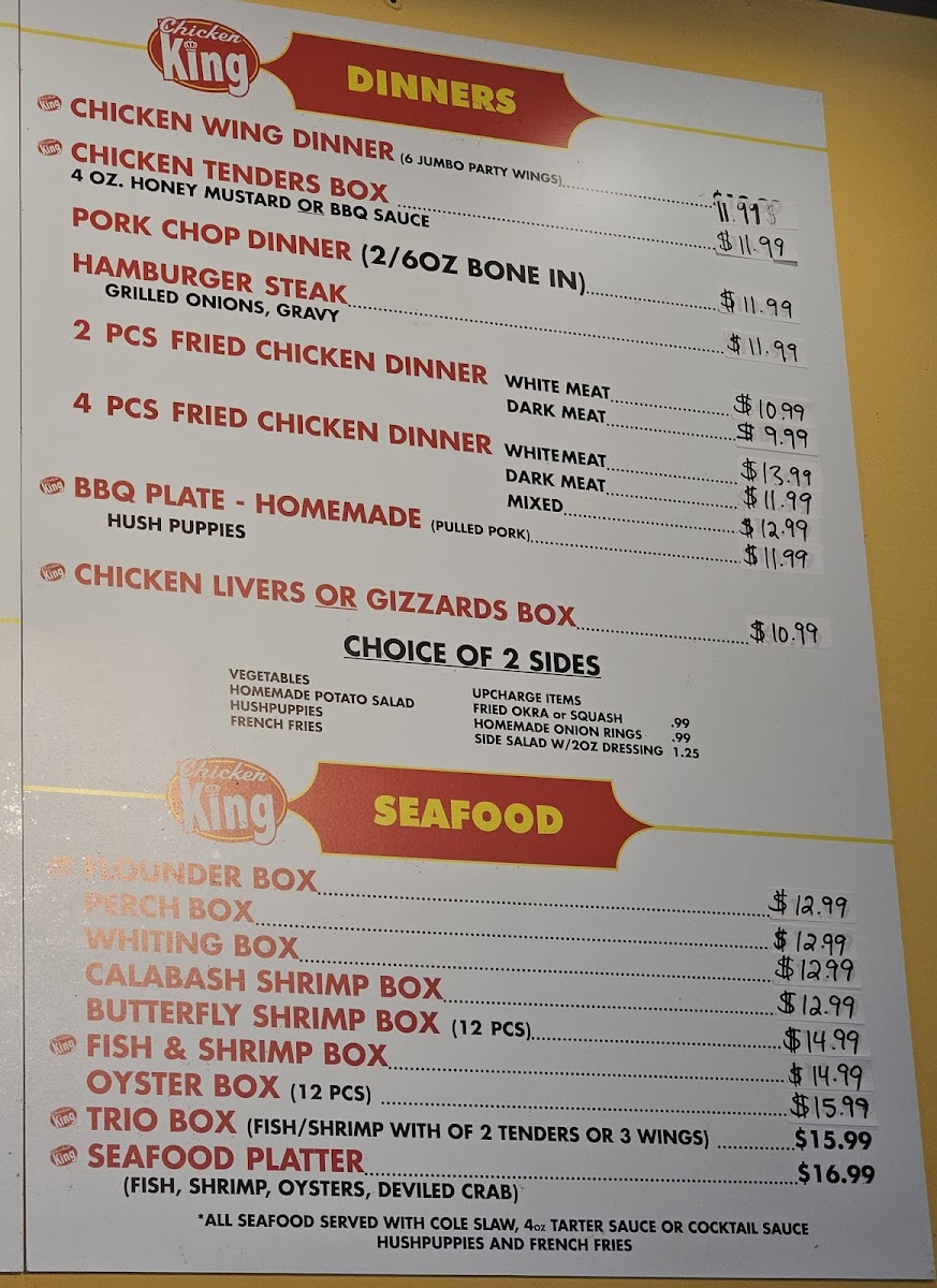 Chicken King Photo Menu 3