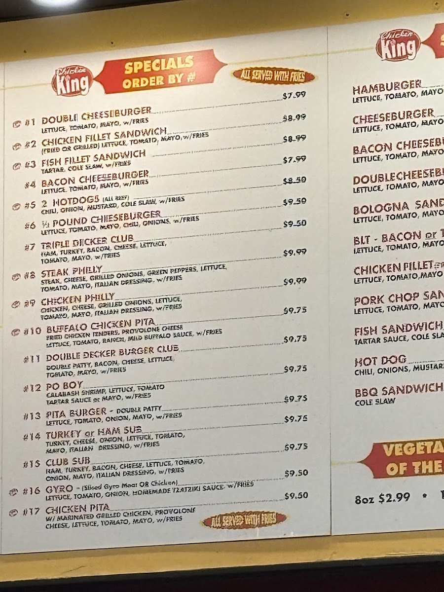 Chicken King Photo Menu 8