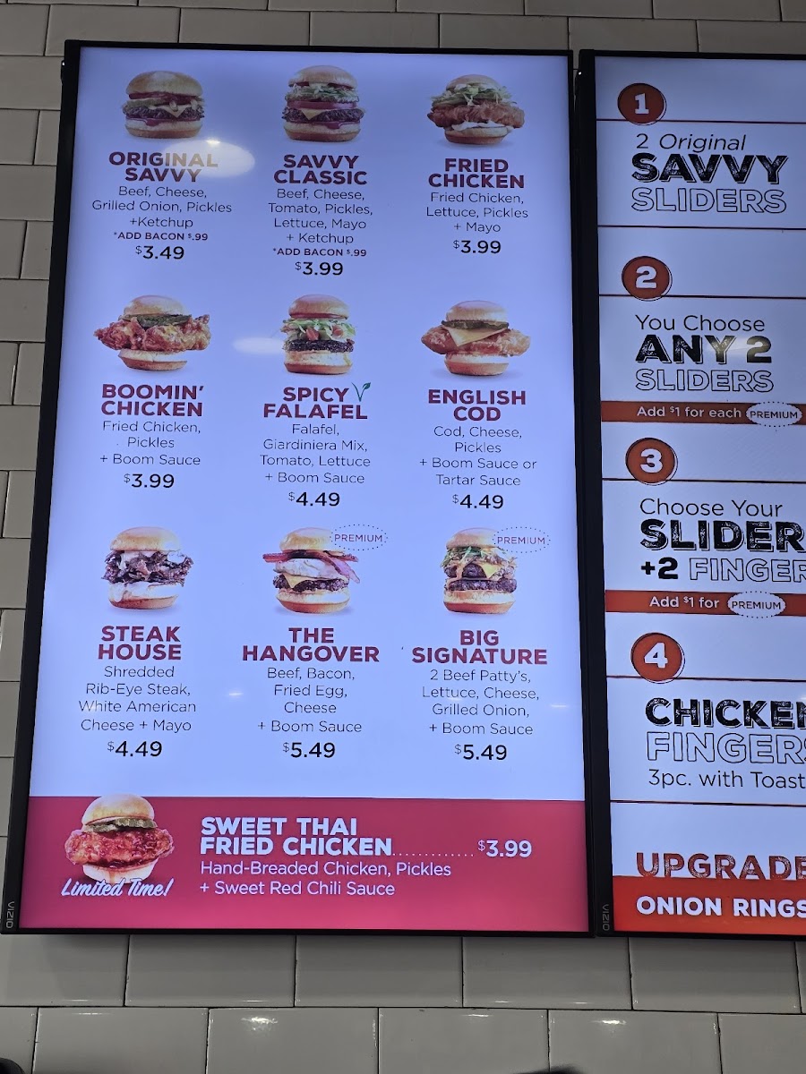 Savvy Sliders Photo Menu 6