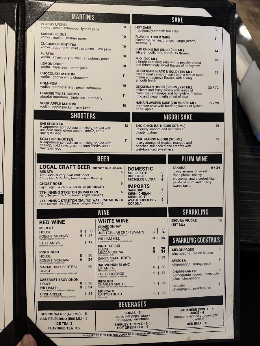 Top Sushi Photo Menu 2