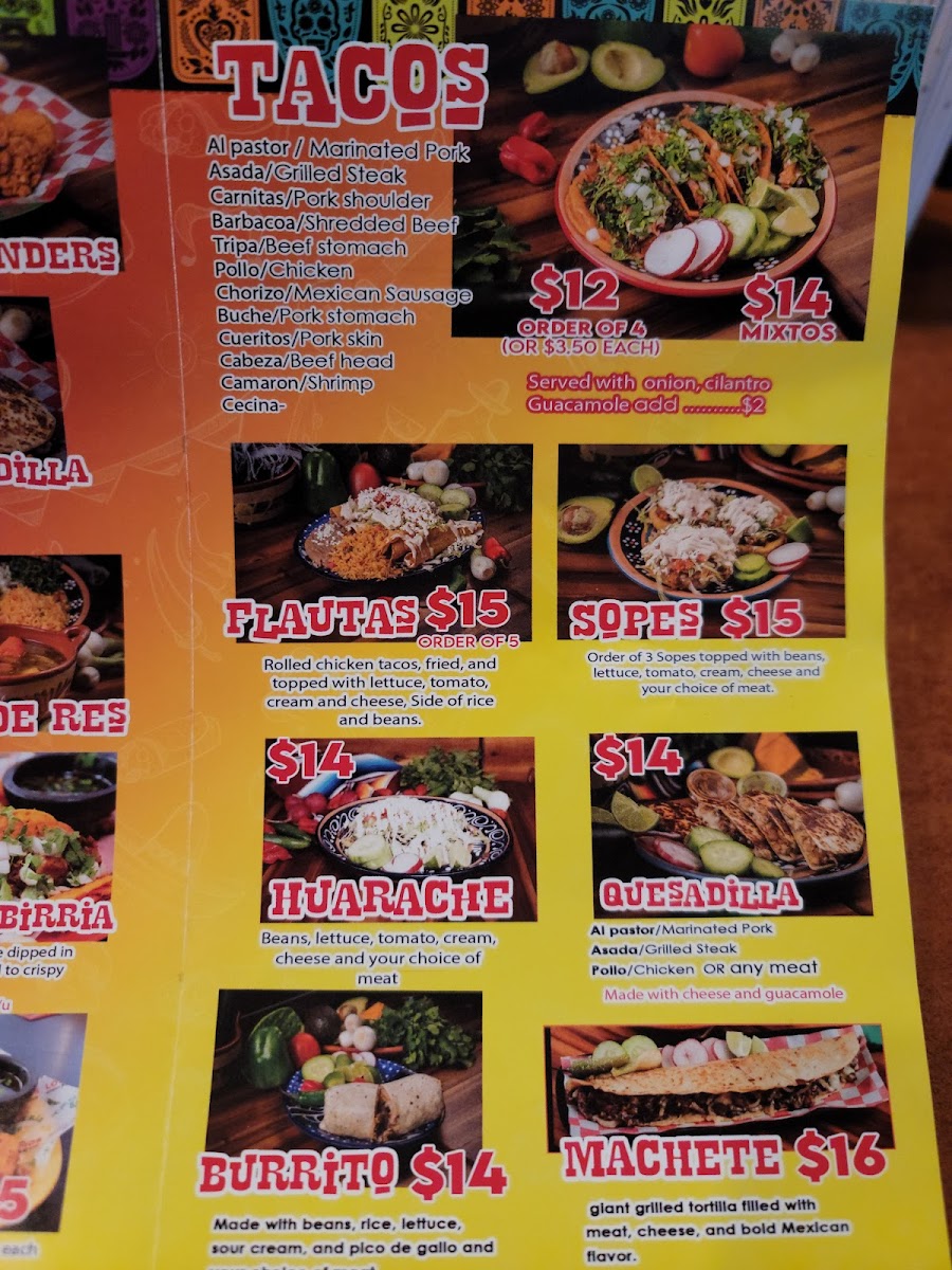 Taqueria Los Primos Photo Menu 10