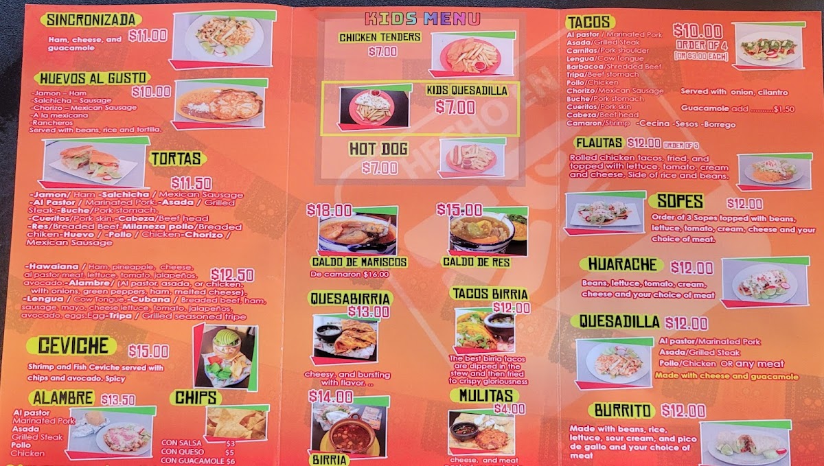 Taqueria Los Primos Photo Menu 3