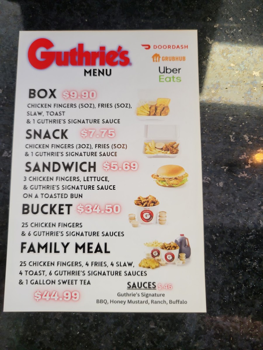 Guthrie's Photo Menu 7