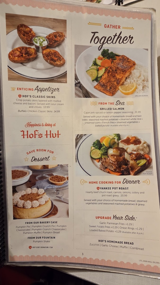 Hof's Hut Restaurant & Bakery Photo Menu 3