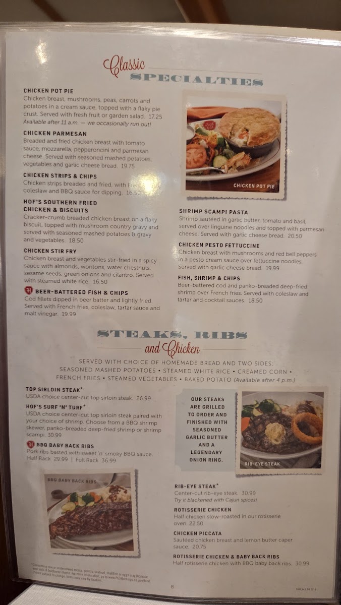 Hof's Hut Restaurant & Bakery Photo Menu 5