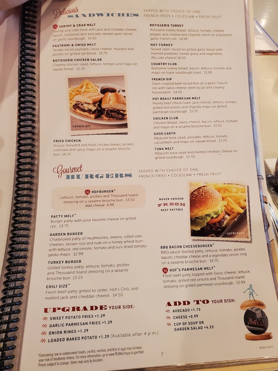Hof's Hut Restaurant & Bakery Photo Menu 9