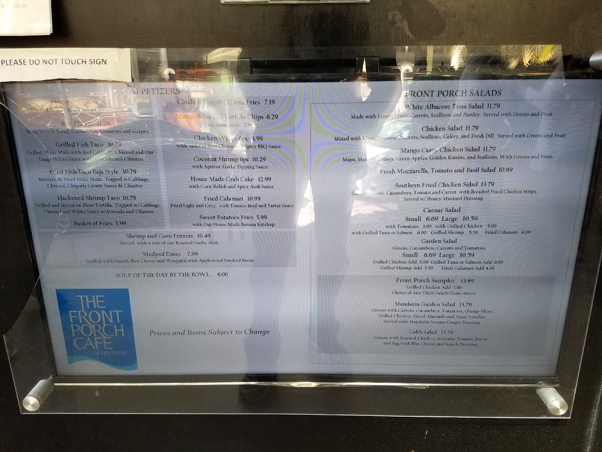 Front Porch Cafe Photo Menu 8