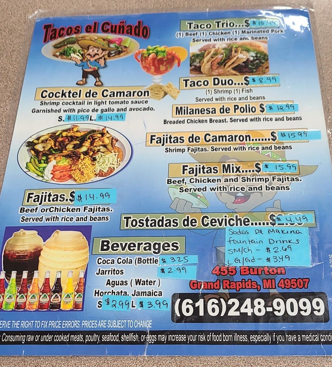 Tacos El Cuñado Photo Menu 3