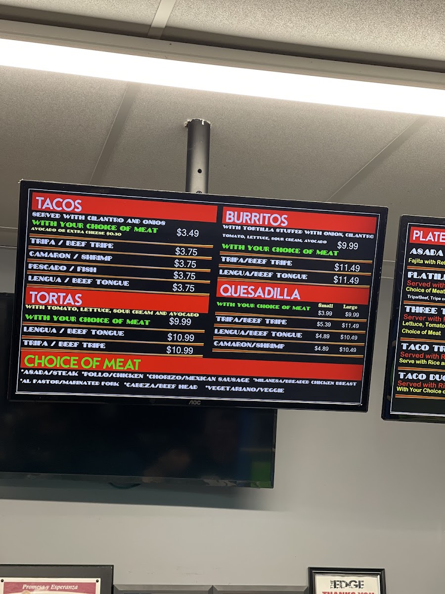 Tacos El Cuñado Photo Menu 5