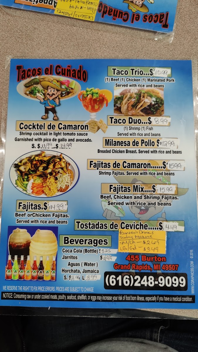 Tacos El Cuñado Photo Menu 9
