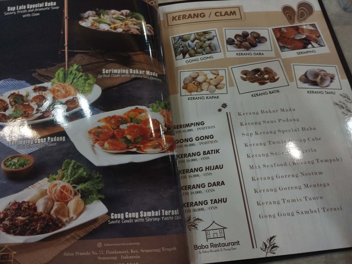 Baba Restaurant by Kelong Shangrila Tj. Pinang Kepri Photo Menu 4