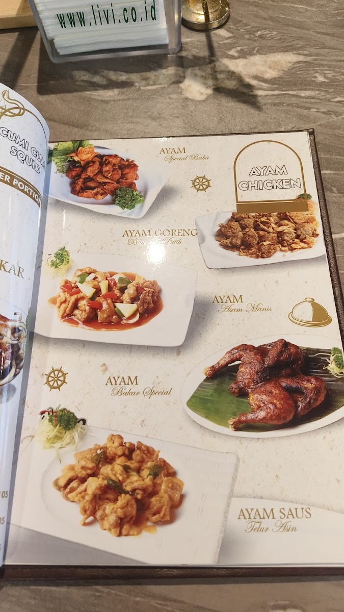 Baba Restaurant by Kelong Shangrila Tj. Pinang Kepri Photo Menu 7